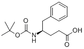 (R)-4-(BOC-AMINO)-5-PHENYLPENTANOIC ACID Struktur