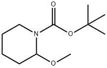 1-BOC-2-甲氧基哌啶,195964-51-3,结构式
