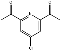 4-Chloro-2,6-diacetylpyridine 化学構造式