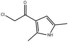Ethanone, 2-chloro-1-(2,5-dimethyl-1H-pyrrol-3-yl)- (9CI) Structure