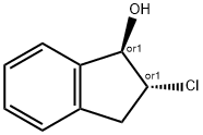 1-HYDROXY-2-CHLOROINDANE, TRANS ISOMER Struktur