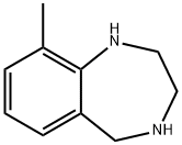 9-メチル-2,3,4,5-テトラヒドロ-1H-ベンゾ[E][1,4]ジアゼピン 化学構造式