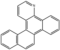 ベンゾ[h]ナフト[1,2-f]キノリン 化学構造式