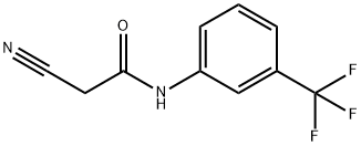 氰基乙酰间三氟甲基苯胺,1960-77-6,结构式