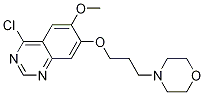 4-氯-6-甲氧基-7-[3-(4-吗啉)丙氧基]喹唑啉, 196195-13-8, 结构式