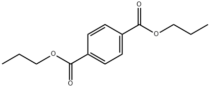 ベンゼン-1,4-ジカルボン酸ジプロピル 化学構造式