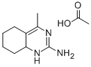 Quinazoline, 1,5,6,7,8,8a-hexahydro-2-amino-4-methyl-, monoacetate Structure