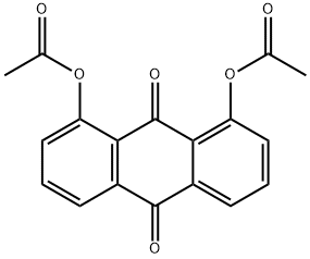 1,8-DIACETOXYANTHRAQUINONE Struktur