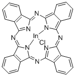 铟酞菁, 19631-19-7, 结构式