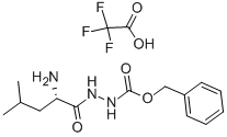 H-LEU-NHNH-Z TFA, 19635-96-2, 结构式
