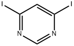 4,6-二碘嘧啶 结构式