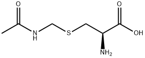 S-ACETAMIDOMETHYL-L-CYSTEINE MONOHYDRATE,19647-70-2,结构式