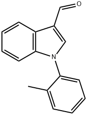 1-(2-methylphenyl)indole-3-carboxaldehyde Structure