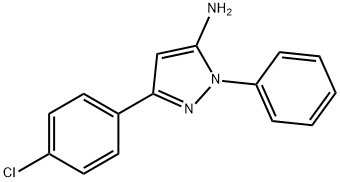 5-氨基-3-(4-氯苯基)-1-苯基吡唑,19652-14-3,结构式
