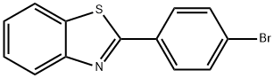 2-(4-ブロモフェニル)ベンゾチアゾール 化学構造式