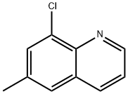 8-クロロ-6-メチルキノリン 化学構造式
