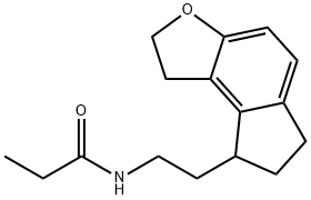 N- [2-（1,6,7,8-四氢-2H-茚并[5,4-b]呋喃-8-基）乙基]- 丙酰胺,196597-17-8,结构式