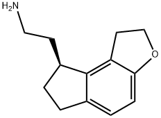 (S)-2-(1,6,7,8-四氢-2H-茚并[5,4-B]呋喃-8-基)乙胺, 196597-81-6, 结构式