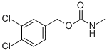 3,4-dichlorobenzyl methylcarbamate  Struktur