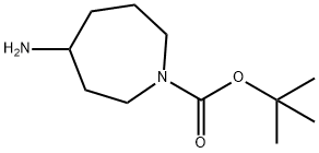 1-Boc-hexahydro-1H-azepin-4-amine Structure