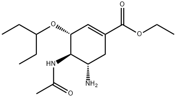 磷酸奥司他韦,196618-13-0,结构式