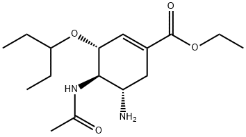  オセルタミビル 化学構造式