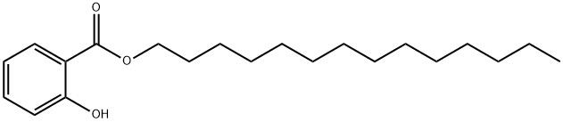 肉豆蔻醇水杨酸酯, 19666-17-2, 结构式