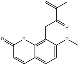 九里香酮,19668-69-0,结构式