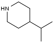 4-イソプロピルピペリジン 化学構造式