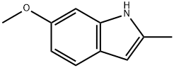 6-メトキシ-2-メチル-1H-インドール 化学構造式