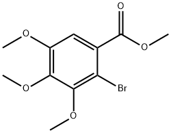 2-溴-3,4,5-三甲氧基苯甲酸甲酯, 1968-71-4, 结构式