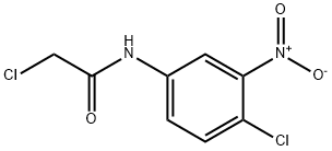 2-CHLORO-N-(4-CHLORO-3-NITROPHENYL)ACETAMIDE Structure