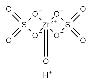 硫酸氧锆, 19696-82-3, 结构式
