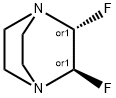 1,4-Diazabicyclo[2.2.2]octane,2,3-difluoro-,trans-(9CI) 结构式