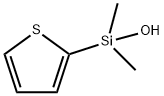 ジメチル-2-チエニルシラノール 化学構造式