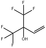 2-ビニルヘキサフルオロイソプロパノール 化学構造式