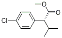 Benzeneacetic acid, 4-chloro-a-(1-Methylethyl)-, Methyl ester, (R)- Struktur