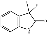3,3-ジフルオロインドリン-2-オン 化学構造式