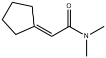 Acetamide, 2-cyclopentylidene-N,N-dimethyl- (9CI) 结构式