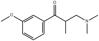 3-(Dimethylamino)-1-(3-methoxyphenyl)-2-methyl-1-propanone Struktur