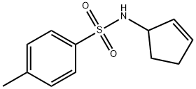 Benzenesulfonamide, N-2-cyclopenten-1-yl-4-methyl- (9CI) Structure