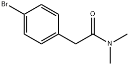 2-(4-溴苯)-N,N-二甲基乙酰胺, 19715-80-1, 结构式