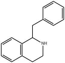 1-ベンジル-1,2,3,4-テトラヒドロイソキノリン 化学構造式
