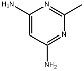2-甲基-4,6-嘧啶二胺, 197165-78-9, 结构式