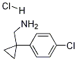 (1-(4-氯苯基)环丙基)甲胺(盐酸盐),197171-08-7,结构式