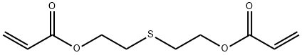 ジアクリル酸チオビスエチレン 化学構造式