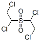 Bis(1,2-dichloroethyl) sulfone Structure