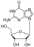 グアノシン-13C,15N2 HYDRATE 化学構造式