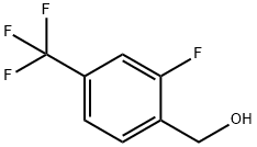2-FLUORO-4-(TRIFLUOROMETHYL)BENZYL ALCOHOL Structure
