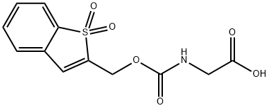 N-BSMOC-GLYCINE 化学構造式